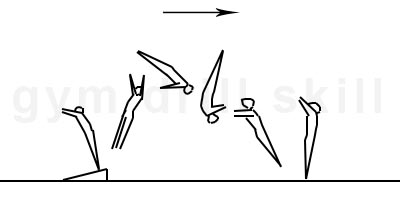 Roundoff with ½ Turn in First Fase Drill Vault